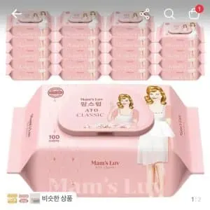 맘스럽 아토클래식 물티슈, 100매입, 20팩ㅡ10,710원