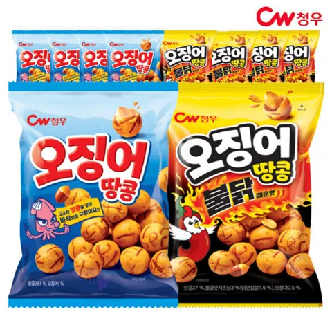 청우 오징어땅콩 90g X 10봉 (10,890원/무료)