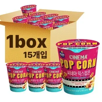 커널스 시네마 믹스팝콘 30g 15개입 (11,152원) 카라멜맛 75g x 8개입 (11,534원) / 무료