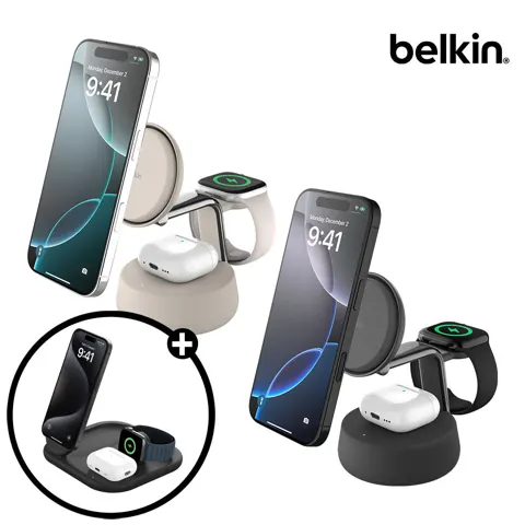 벨킨 Qi2 25W 3in1 무선충전기+사은품 (131,320원/무료)