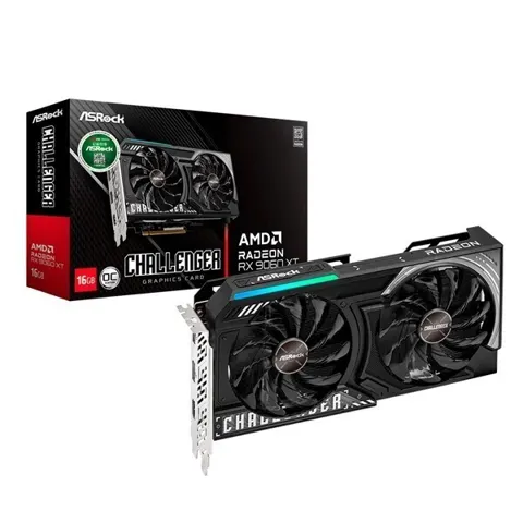 ASRock 라데온 RX 9060 XT CHALLENGER OC D6 16GB 대원씨티에스