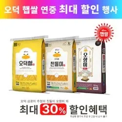 26년 햅쌀 오덕쌀 삼광미/추청미 10kg 외 (29,900원/무료)