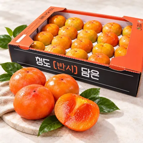 청도반시 씨없는감, 소, 2.5kg, 24-26과, 1박스, 7,990원