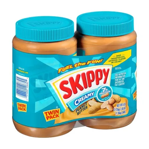 스키피 크리미 피넛 버터, 1.36kg, 2개