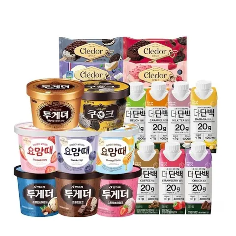 붕어싸만코 18개 + 투게더/요맘때/쿠앤크 파인트 3개 골라담기