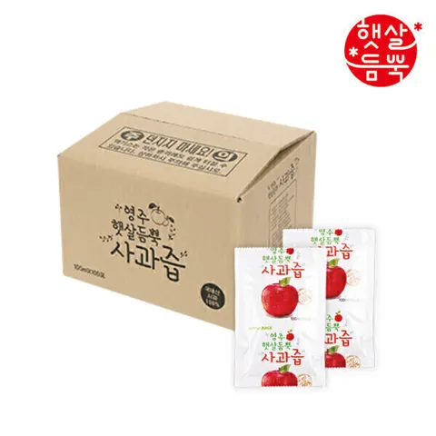 사과즙 100ml 100포 (18,610원/무료)