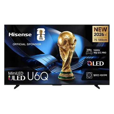 하이센스 4K QD Mini LED TV U6Q 75인치