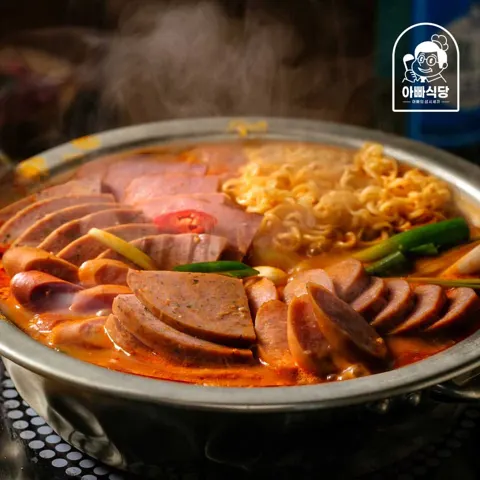 아빠식당 햄듬뿍 부대찌개 600g 체험팩