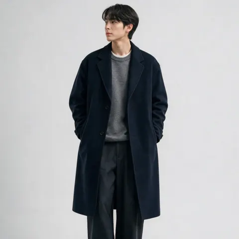 지이크 울 50% 체스터 코트 (57,220원/무배)