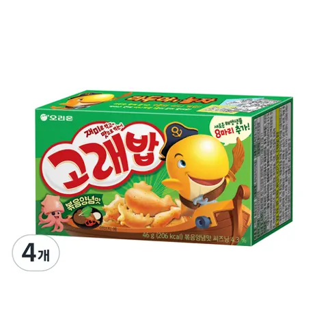 고래밥 볶음양념맛 46g 4개 2,500원