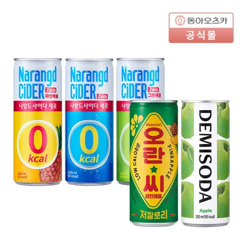동아오츠카 인기 탄산음료캔 혼합 (총 30입) (11,020원, 무배)