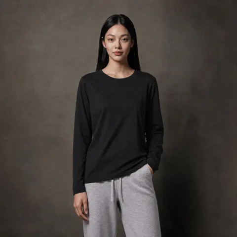폴햄 여성 에코베로 라운드 긴팔티 (9,400원/무료)