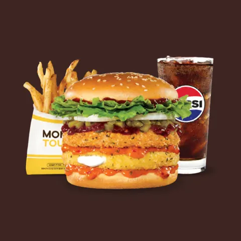 후덕죽XO통모짜새우버거 세트