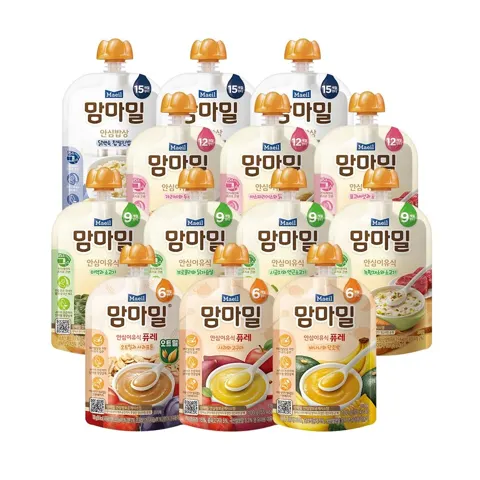 맘마밀 안심이유식&안심밥상 6개월~15개월 13종 20개 골라담기 (28,410원/무료)