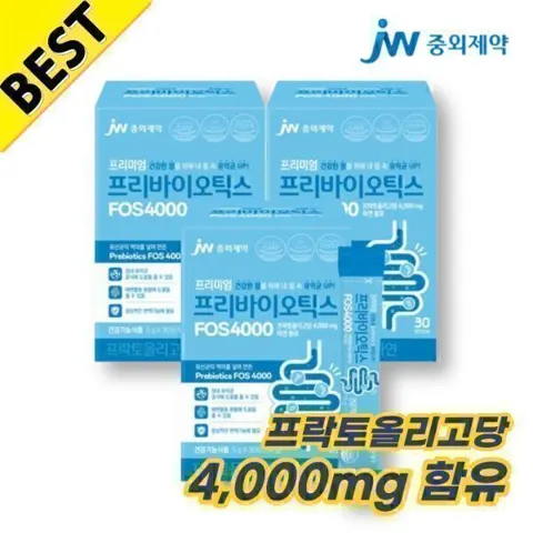 중외제약 프리미엄 프리바이오틱스 FOS 4000 X 3박스 (3개월분)/롯데카드