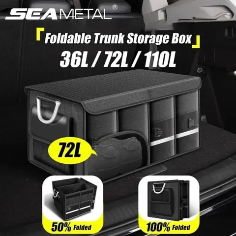 SEAMETAL 접이식 트렁크 보관 상자(14,587원) 미지아 휴대용 에어 컴프레서(39,074원)