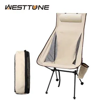 WESTTUNE 헤드레스트가 있는 휴대용 접이식 캠핑 의자 ($10.45/무료)