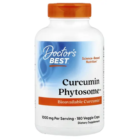 Doctor's Best (닥터스베스트), 커큐민 파이토솜, 1,000mg, 베지 캡슐 180정(캡슐당 500mg)
