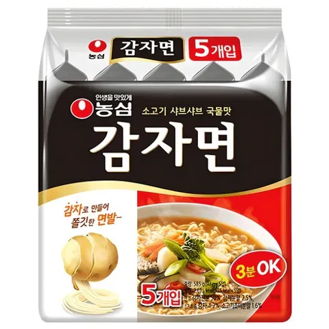 농심 감자면 117g 5봉