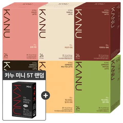 카누 라떼 24T 2개 + 카누 미니 5T 증정