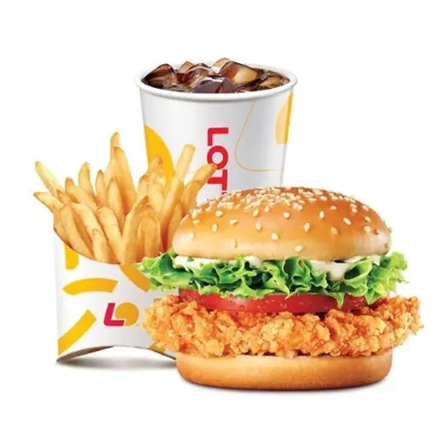 롯데리아 핫크리스피치킨버거세트 30%