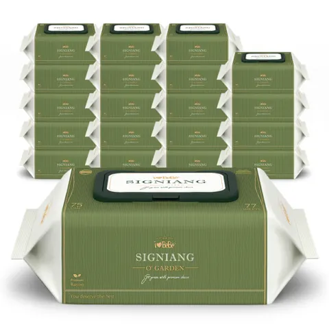 75g 고평량 물티슈 시그니앙 오가든 77매x20팩 19,090원 (무료)