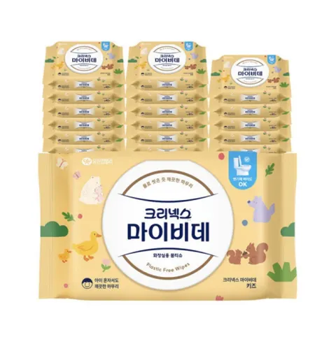 크리넥스 마이비데 키즈 캡 40매 18팩