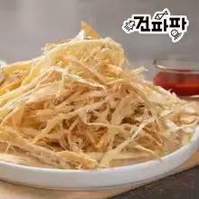 참쥐포 200g(5,910원), 순살 황태채 200g(9,744원), 숏다리 250g(7,850원), 쫄깃한 오징어채 250g(10,440원) /무료