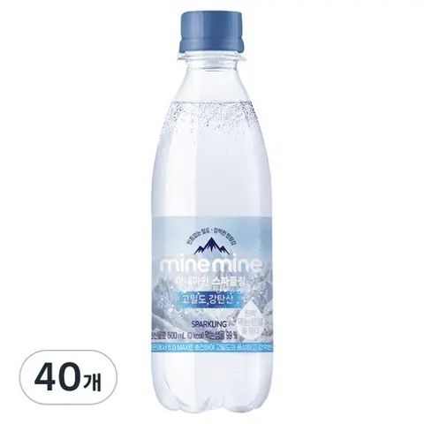 동원 미네마인 스파클링 동원 고밀도 강탄산, 500ml, 40개