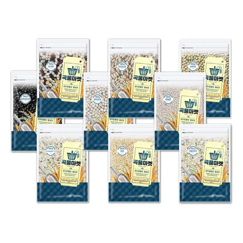 곡물마켓 고소한 귀리 500g 외 잡곡 8종 (1,890원~/무료)