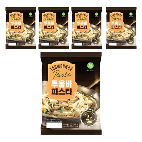 이가자연면 투움바파스타, 179.5g, 5개