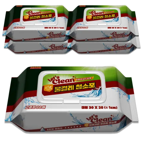 물걸레 청소포 대형 5팩 6900원