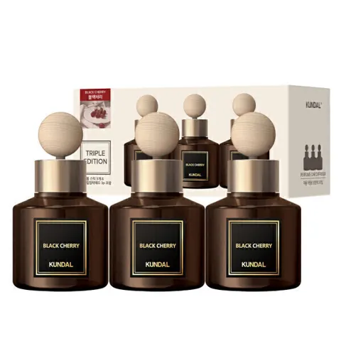 쿤달 차량용 방향제 3가지향 75ml 본품 3개+우드 볼스틱 3개, 7,900원