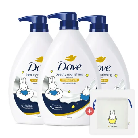 도브 바디워시 1000ml 3개 + 증정