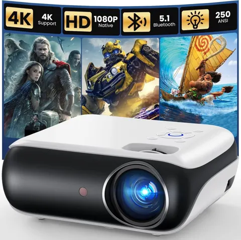 HAPPRUN Native 1080P Bluetooth Projector - Standard ($29.99/한국까지 무료배송)