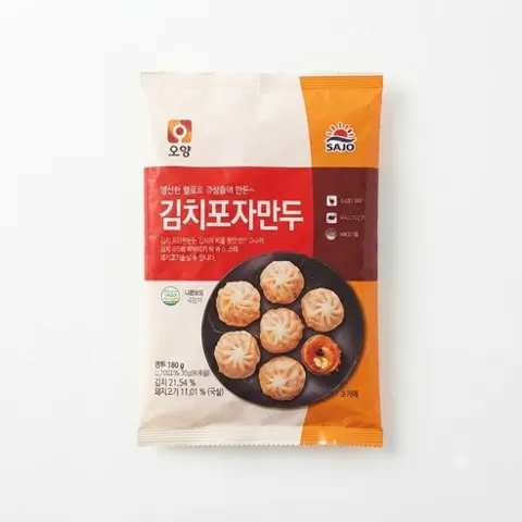 오양 김치포자만두 20개(1160원/2500원)