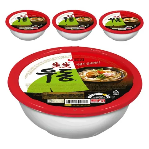 생생우동 컵, 4개