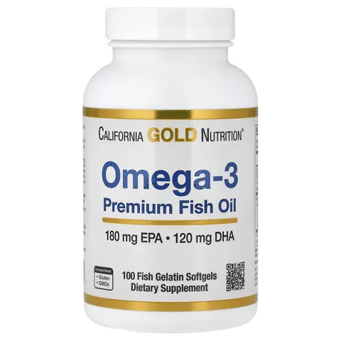 California Gold Nutrition (캘리포니아골드뉴트리션), 오메가3 프리미엄 피쉬 오일, 피쉬 젤라틴 소프트젤 100정(소프트젤당 1,100mg)