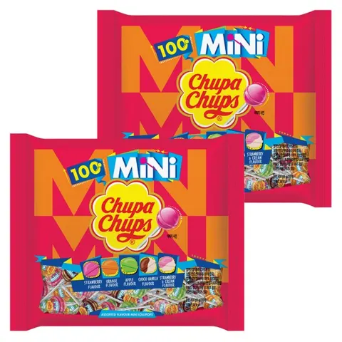 츄파춥스 막대사탕 미니 100p, 600g, 2개