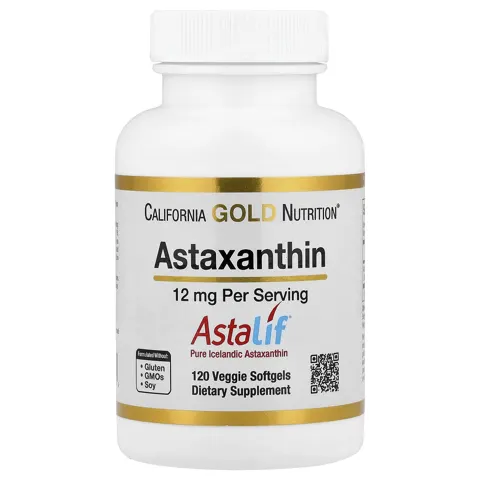 California Gold Nutrition (캘리포니아골드뉴트리션), 아스타잔틴, Astalif® 순수 아이슬란드, 12mg, 베지 소프트젤 120정