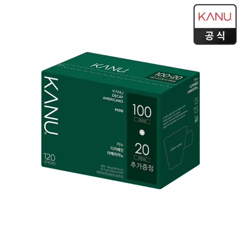 카누 미니 디카페인 아메리카노 120개입