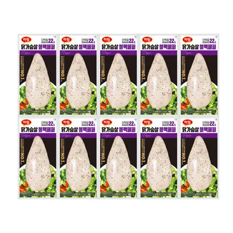하림 닭가슴살 블랙페퍼 100g 10봉