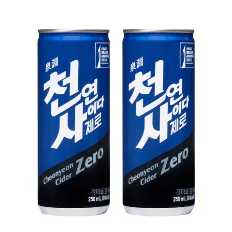 천연사이다 제로 250ml 60개 (21,420원/무료)