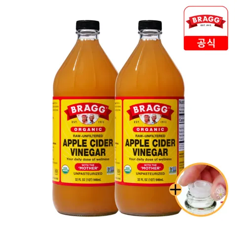 브래그 유기농 사과식초 946ml 2개 (23,900원/무료)