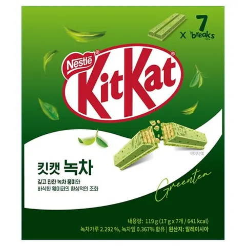 킷캣 녹차 비스켓 119g 4,240원