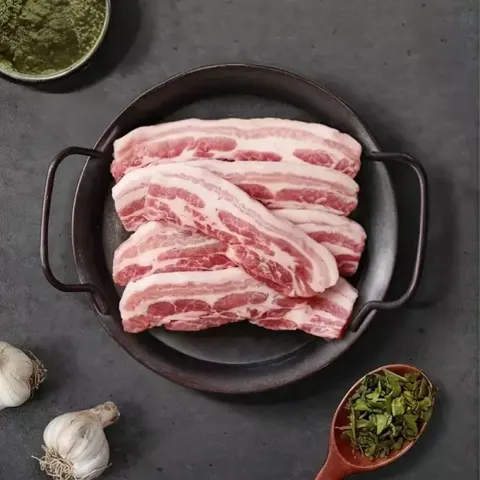 국내산 1+  한돈 녹돈 냉장 삼겹살 500g x 2 총 1kg