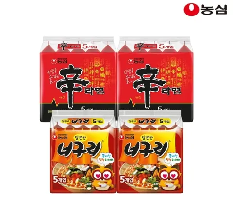 신라면10개+너구리10개 12,640원, 신라면 20개 12,240원 외 (다양/무료)