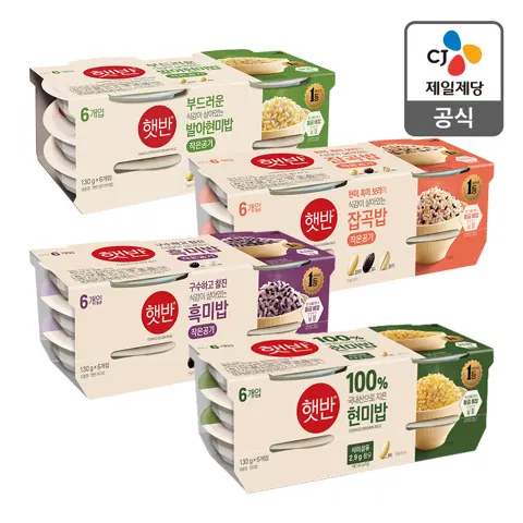 햇반 잡곡 작은공기 130g x24개