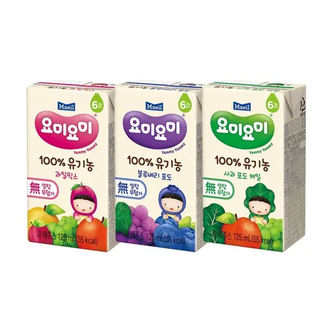 요미 유기농주스 3종 125ml 24팩 (13,430원/무료)