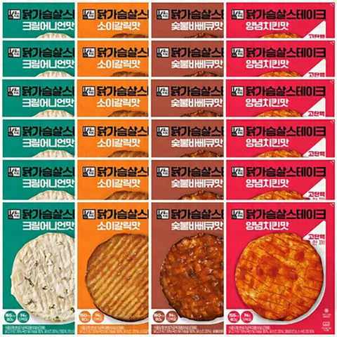 육식토끼 닭가슴살 스테이크 80g 닭가슴살 30팩 25,500원
